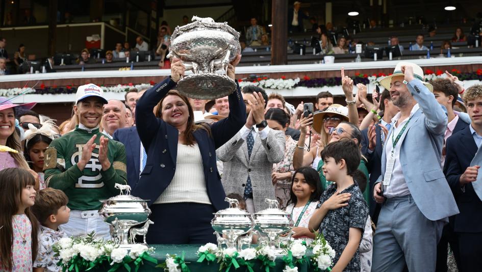 Cherie DeVaux, Belmont Stakes, Golden Tempo, Kentucky Derby, Fashionable Fillies, horse racing, America's Best Racing, ABR